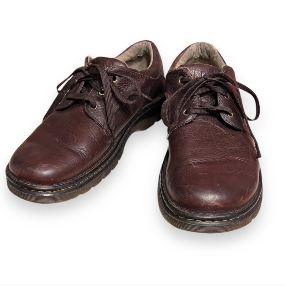 DR. MARTENS Ordell Brown Leather Oxford Shoes Style